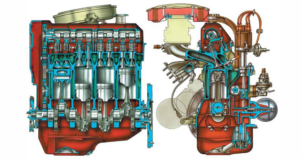 Принцип работы двигателя на ваз