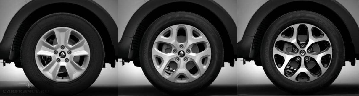 Штатные диски и резина на рено каптур: размеры колёс и докатки. размеры и параметры колес renault kaptur какие колеса стоят на рено каптур