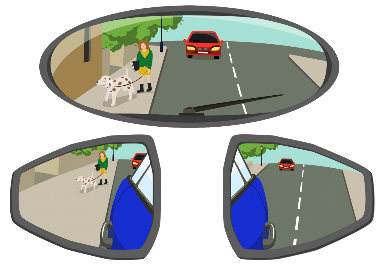 Как правильно настроить зеркала автомобиля — рекомендации автоинструктора