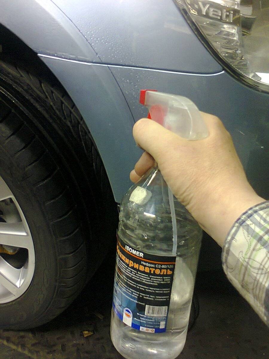 Чем обезжирить кузов автомобиля — перед покраской и полировкой своими руками