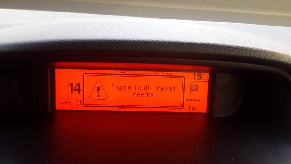 Ошибка depollution system faulty на пежо 308 и других французских автомобилях
