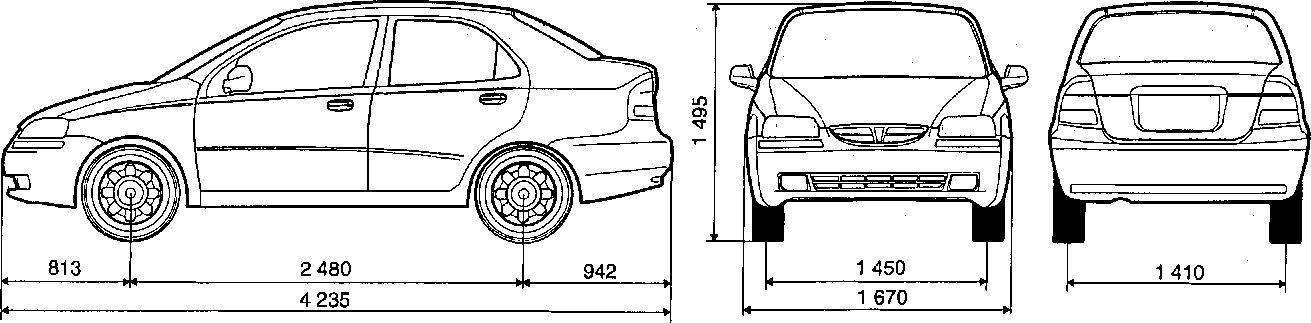 Chevrolet lanos технические характеристики двигателя
