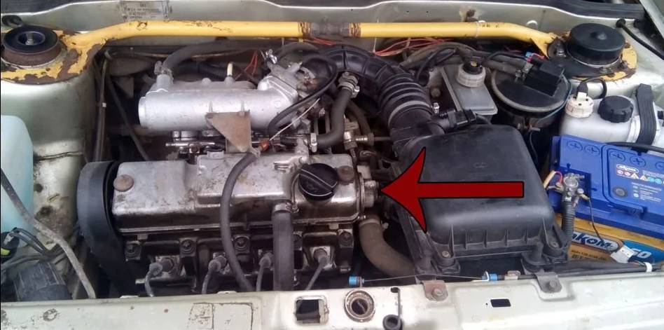 Где на ВАЗ-2114 находится номер двигателя: вопрос о 8 клапаннике