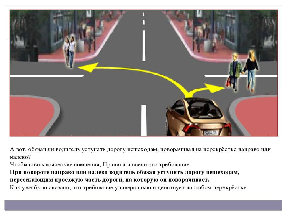 Что значит уступить дорогу пешеходу | avtonauka.ru