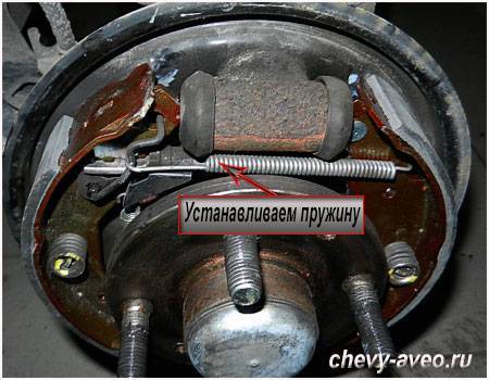 Замена тормозных колодок chevrolet aveo