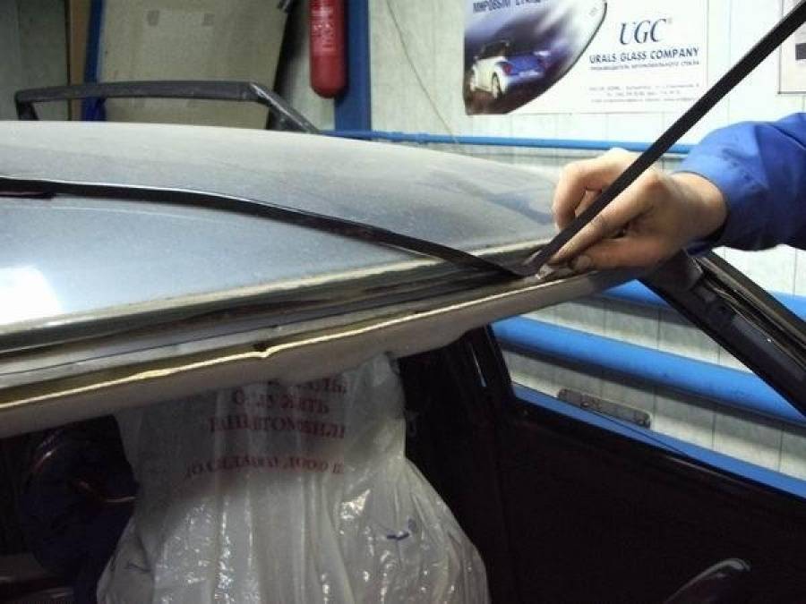 Замена лобового стекла ваз 2110: демонтаж старого и установка нового стекла