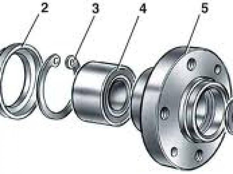 передняя ступица ваз 2107 схема