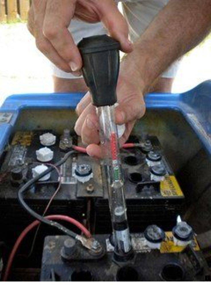 Инструкция по проверке плотности и уровня электролита в аккумуляторах