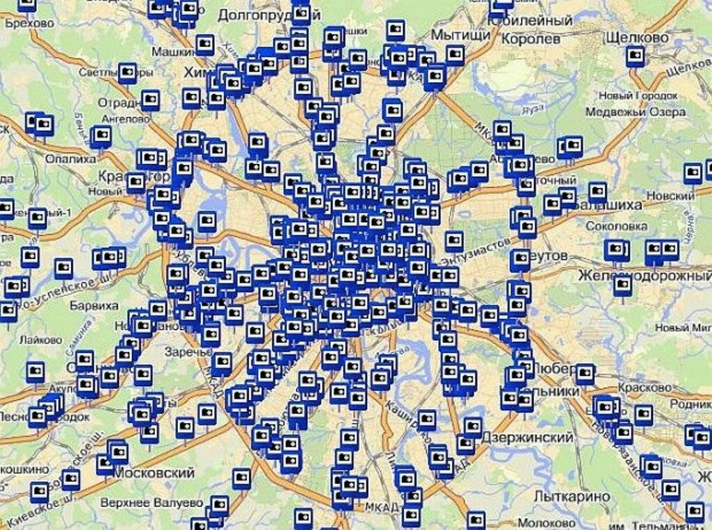 Speedcamonline.ru - радары и камеры видеофиксации на дорогах
