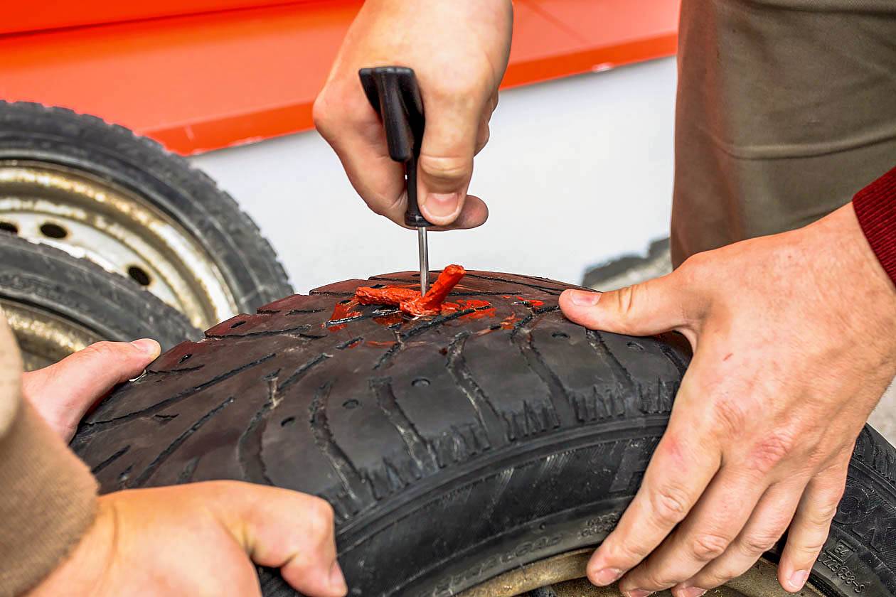 Набор для ремонта бескамерных шин: инструкция, как пользоваться