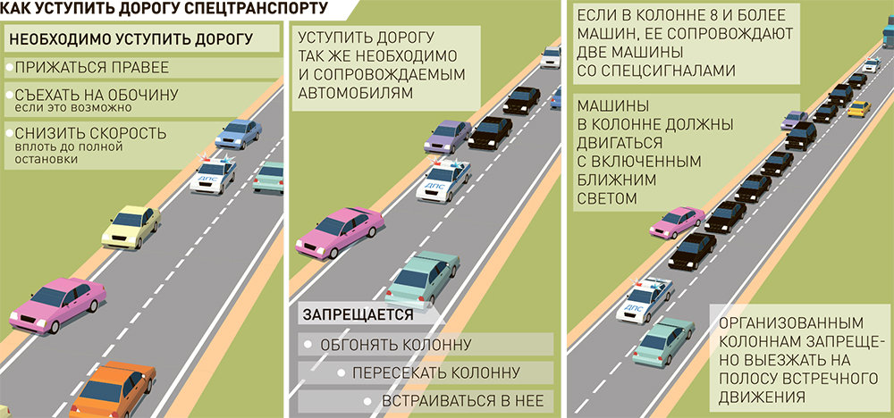 Учимся уступать дорогу спецтранспорту