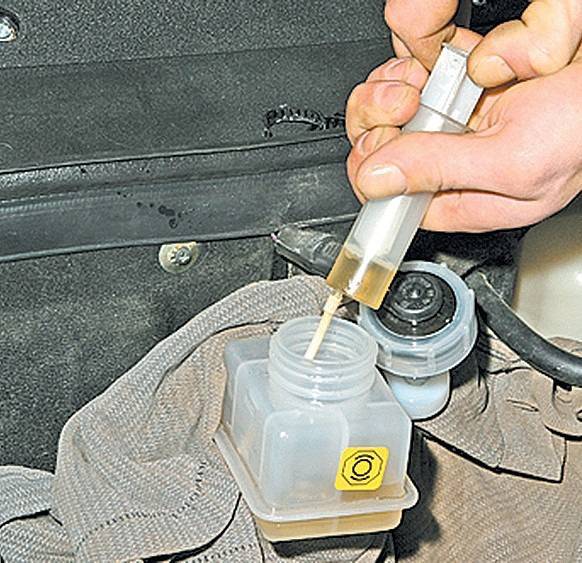 Замена тормозной жидкости lada kalina sedan (ваз калина)