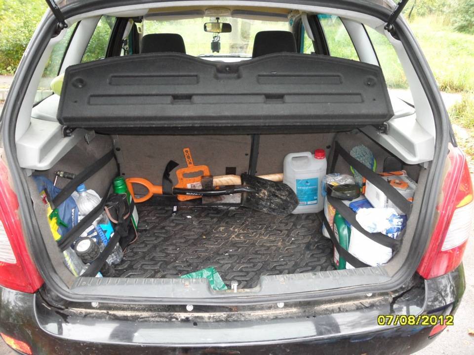 Лада калина 1 и 2 универсал объем багажника в литрах