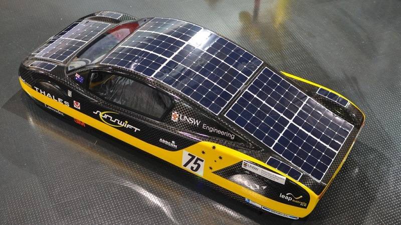 Автомобиль на солнечных батареях: устремленность в будущее