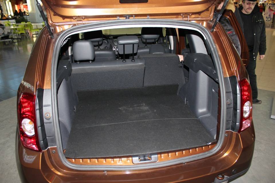 Renault duster багажник: размеры, объем, вместительность