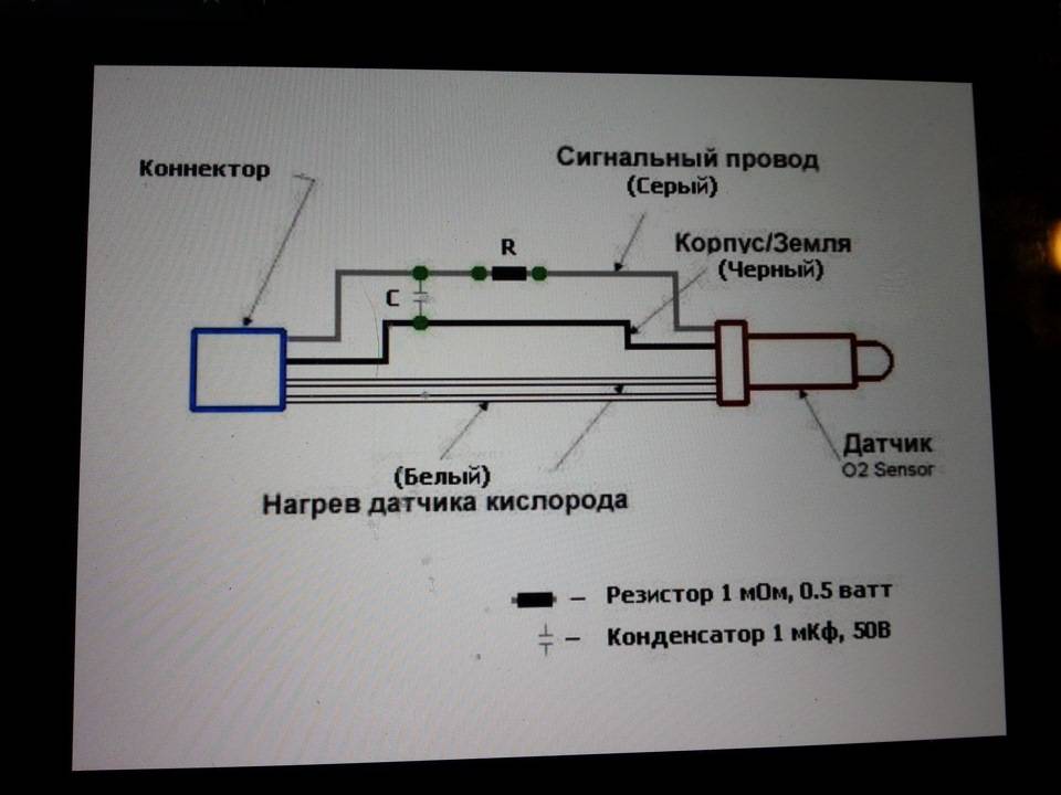 Поставил обманку на лямбда зонд но чек горит