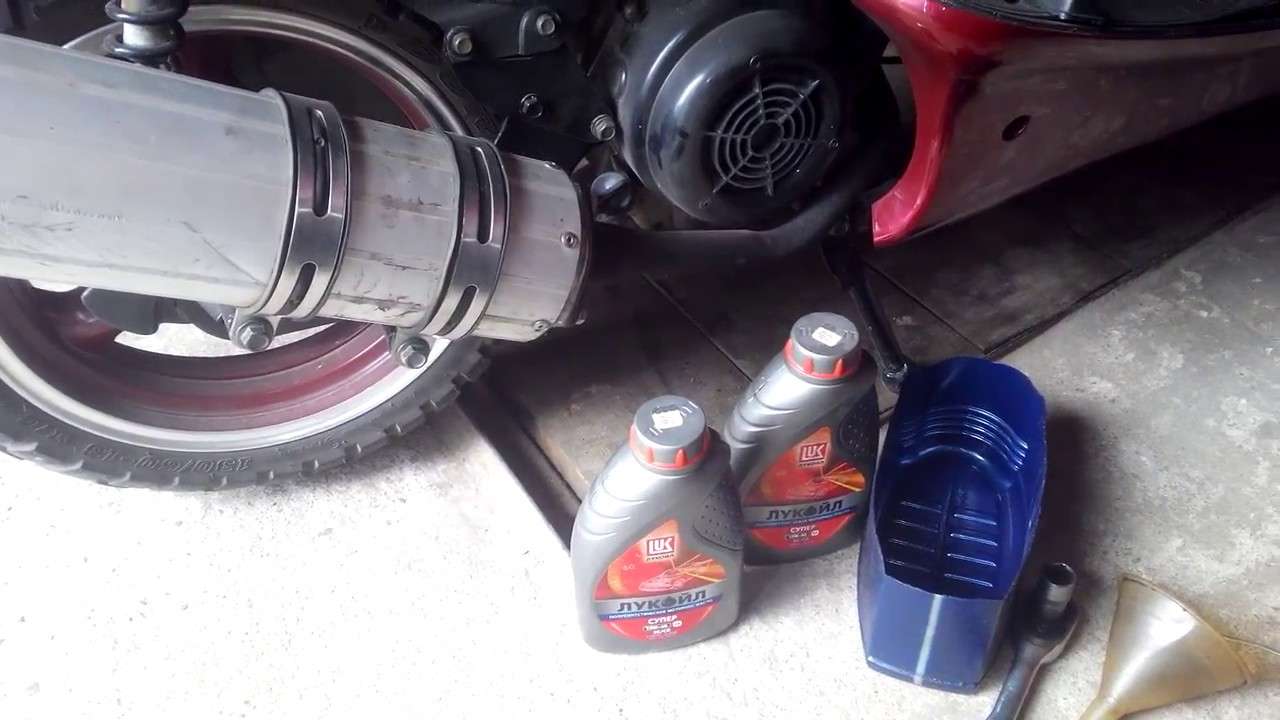 Какое лить масло в редуктор скутера