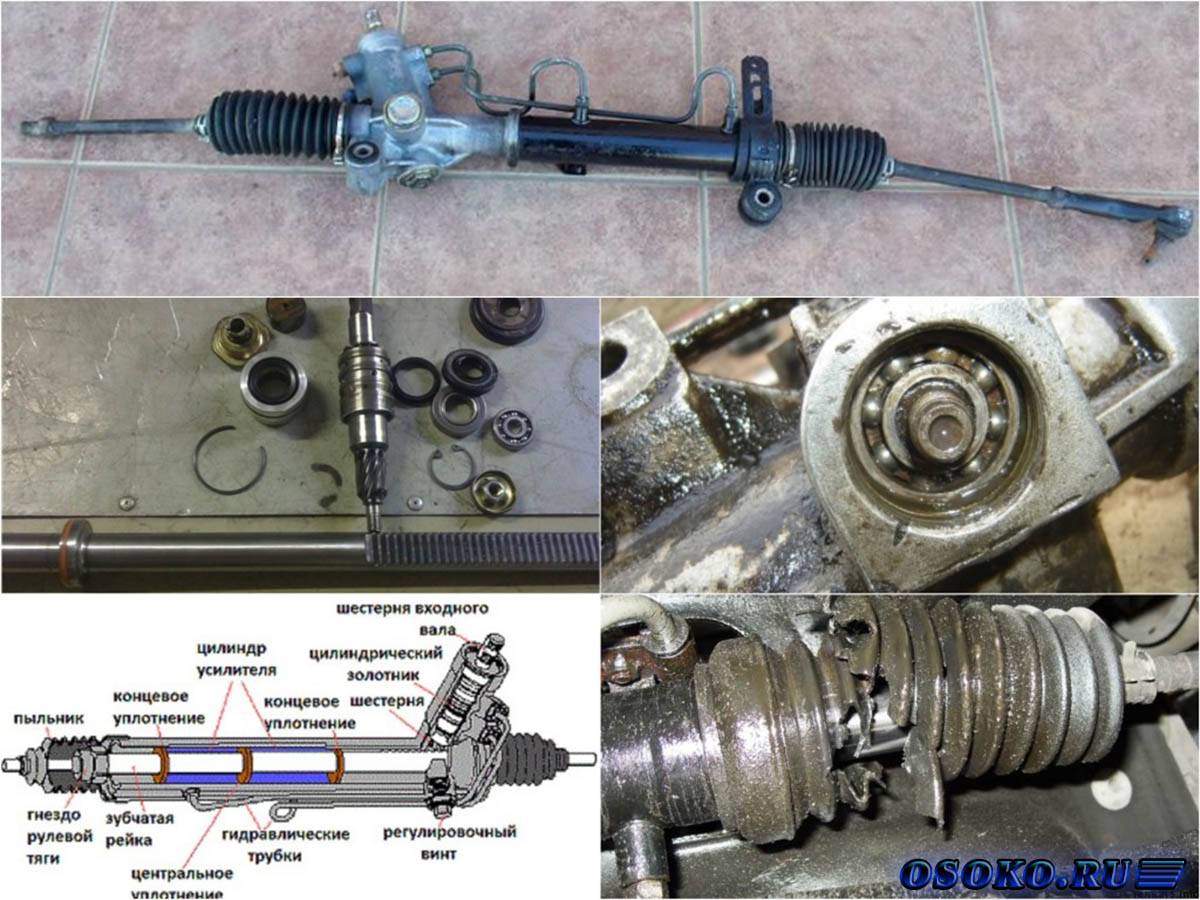 фото рулевой рейки тойота