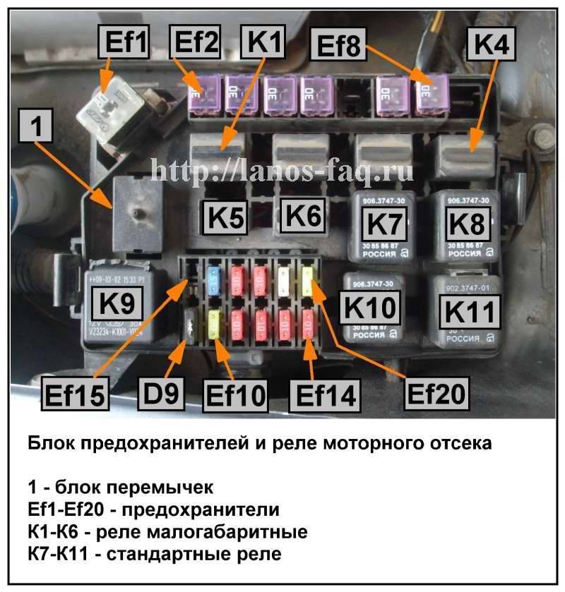 Не горит дальний свет шевроле ланос