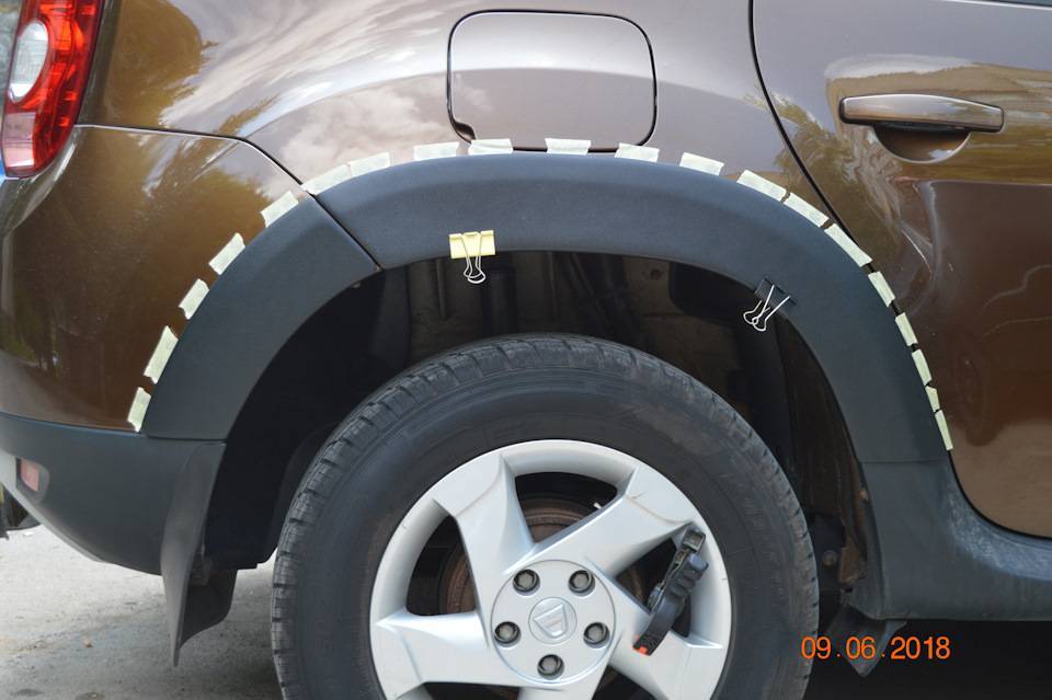 Установка расширителей арок на рено дастер - autosystems