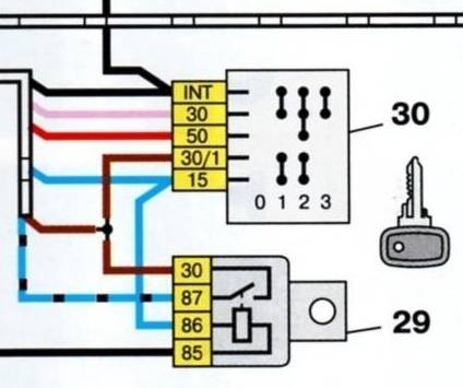 Схема замка зажигания ваз 2114 инжектор: особенности подключения устройства