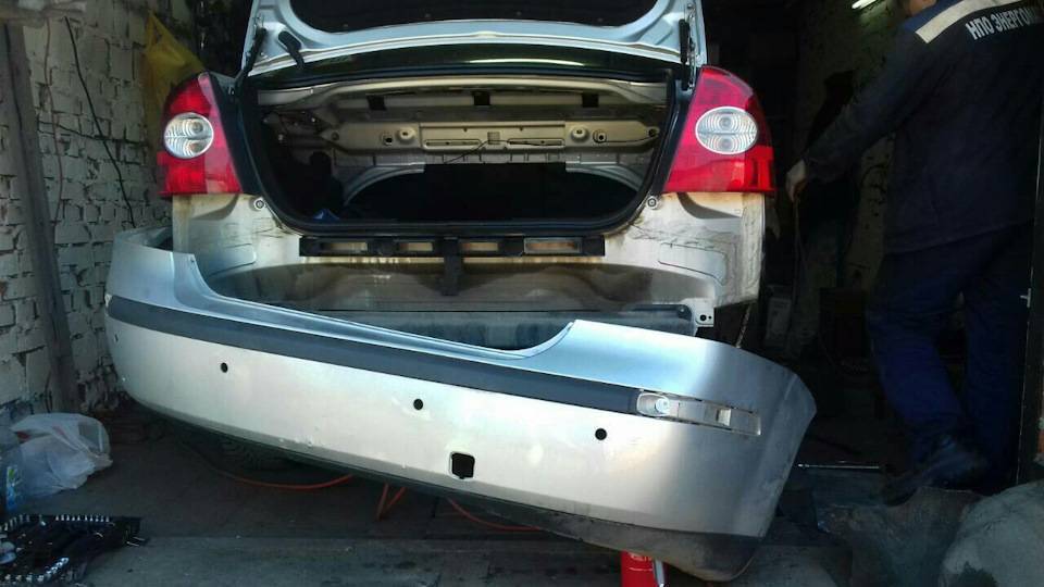 Установка и ремонт бампера ford focus 2 своими руками