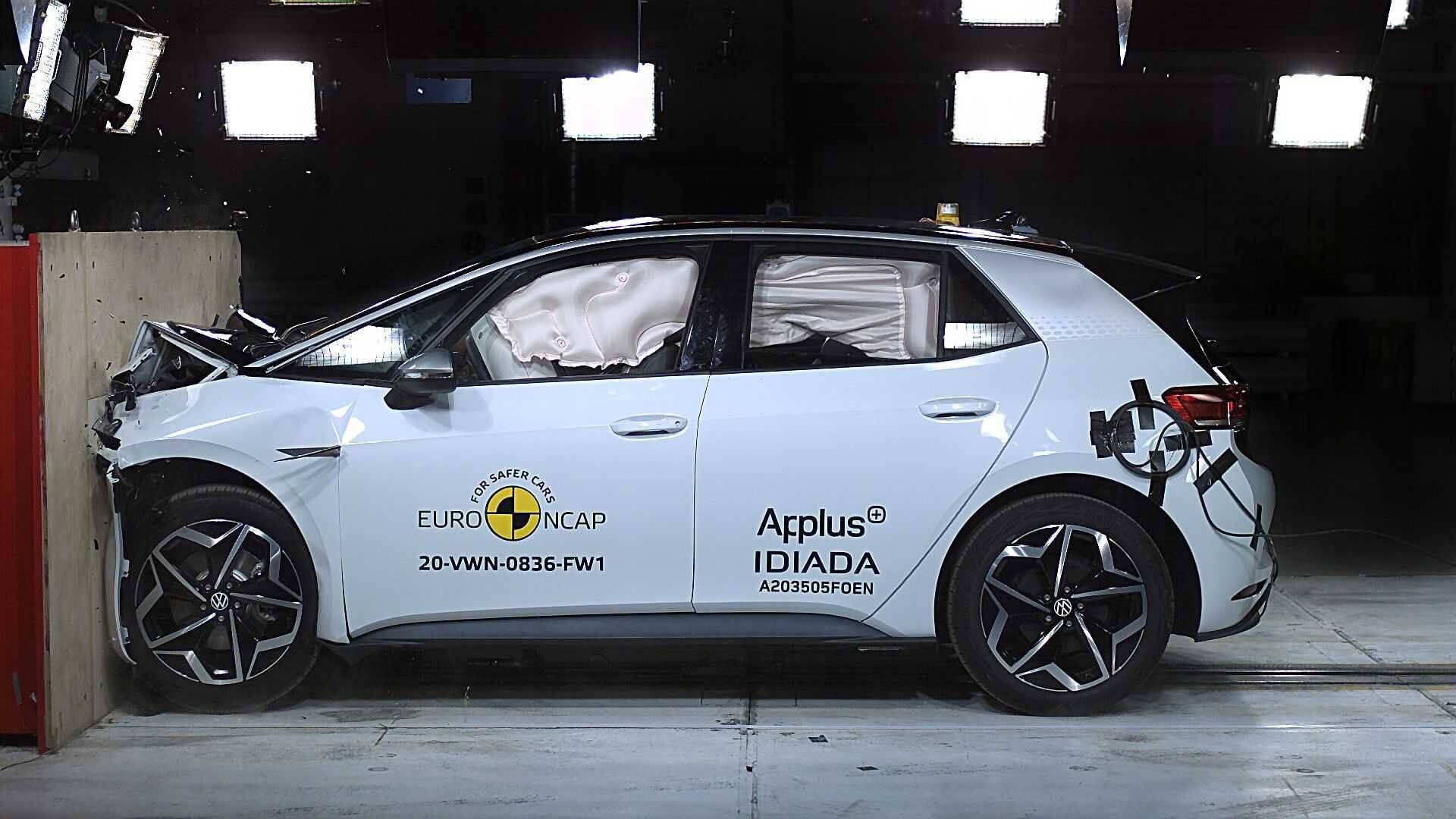 Watch euro ncap crash-test vw's new id.3 electric hatch | carscoops