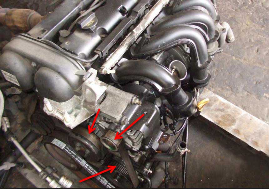 Замена ремня грм ford focus-2: двигатель 1.6 и 1.8 | avtobrands.ru