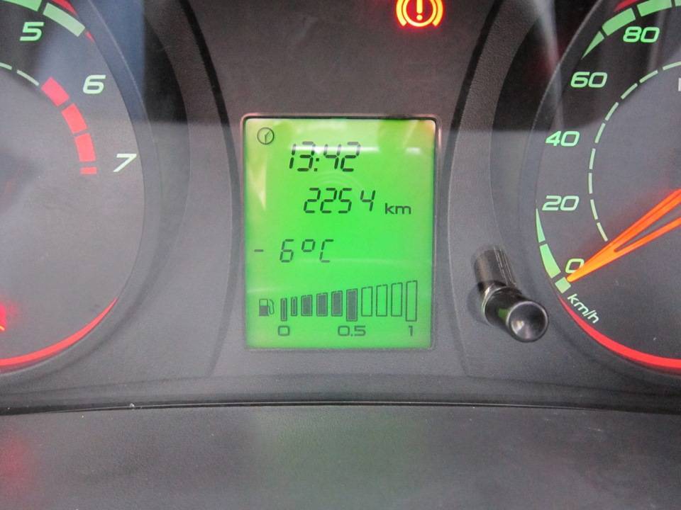 Как посмотреть температуру двигателя Лада Гранта
