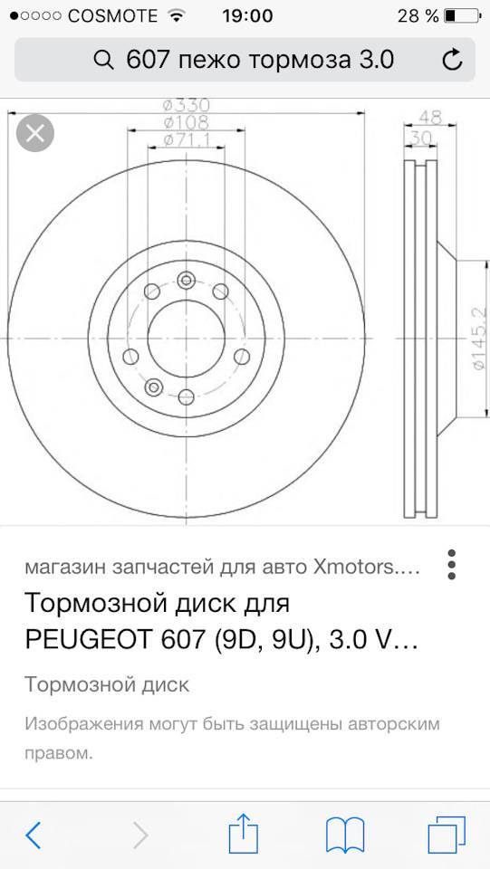 Размеры шин и дисков на peugeot 206 2003 года