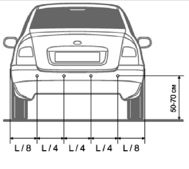 Установка парктроника своими руками: передние и задние датчики, инструкция и схема подключения