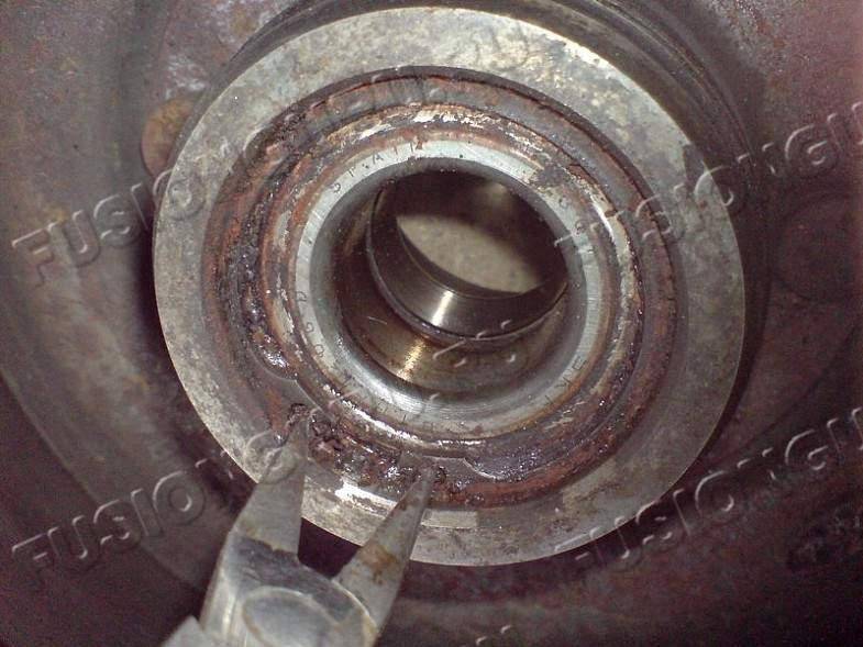 Как заменить подвесной подшипник привода колеса на форд фьюжн?